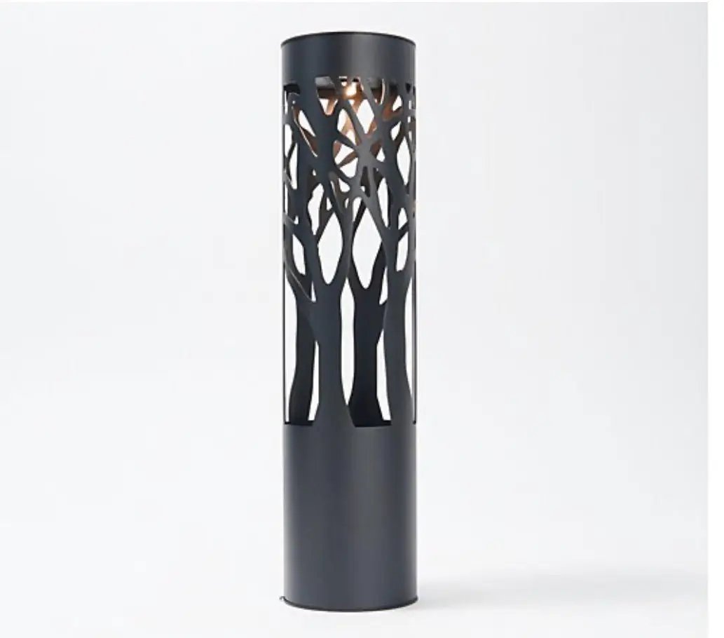 SmartYard 12-Lumen Solar Bollard Light with Tree Design LED 2-Pack by Outdoor Solar Outlet