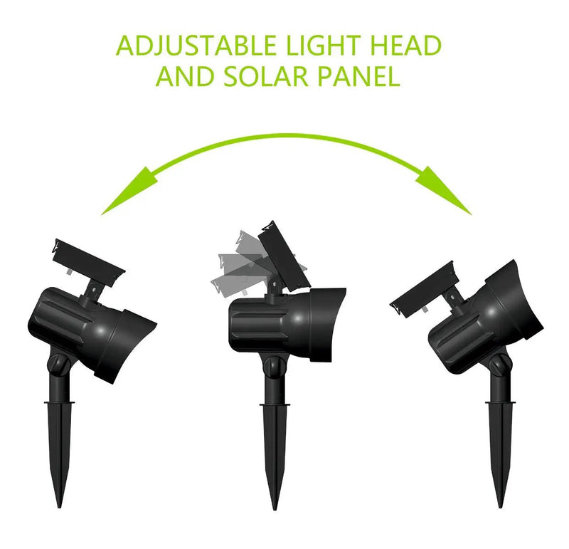 SmartYard 50 Lumen Solar Outdoor Landscape Spot Light, Black (5-Pack) by Outdoor Solar Outlet