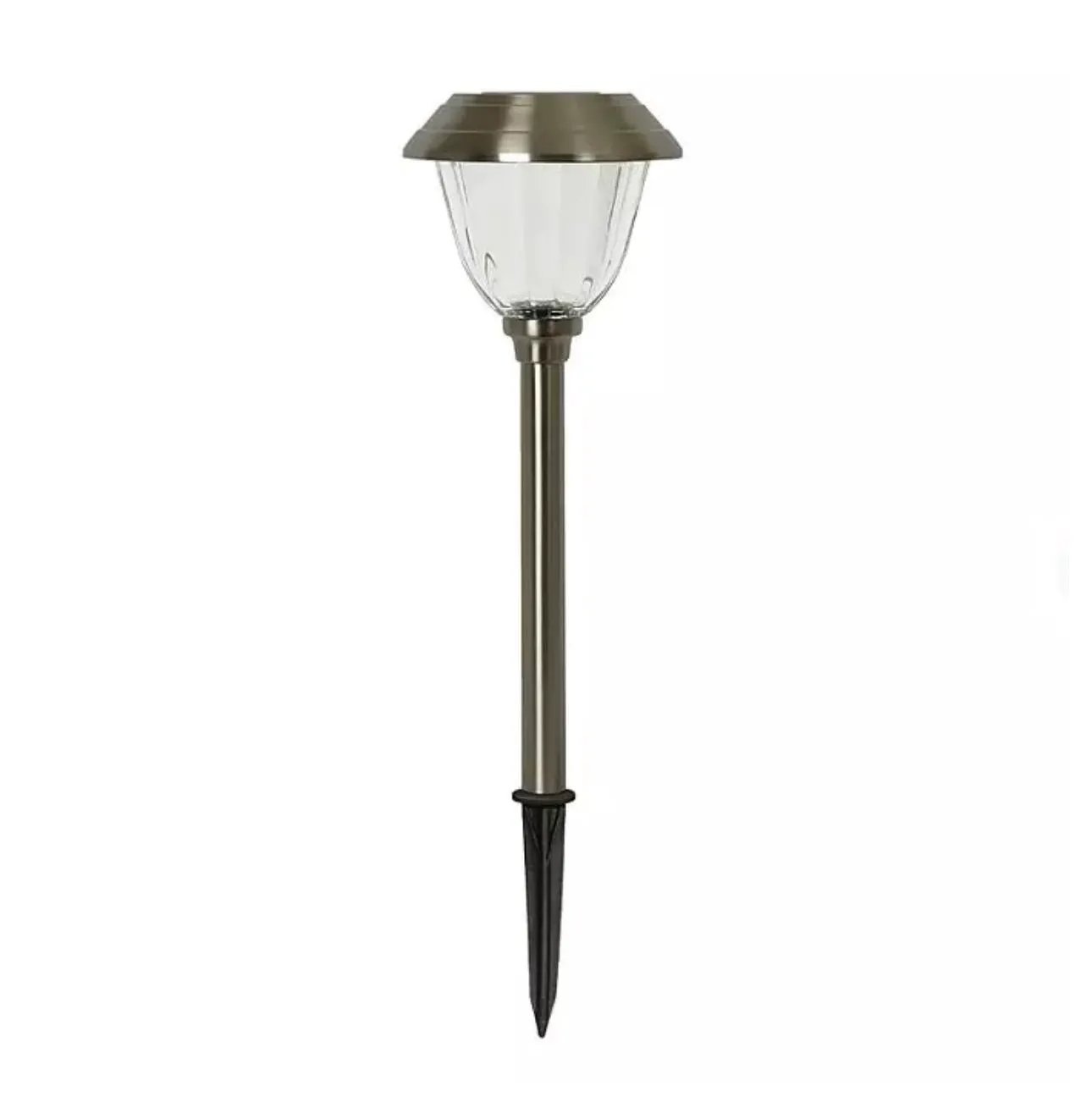 Enerigizer 10 Pack Solar Pathway LED Lights Outdoor 15 Lumen-Stainless Steel(Silver) by Outdoor Solar Outlet