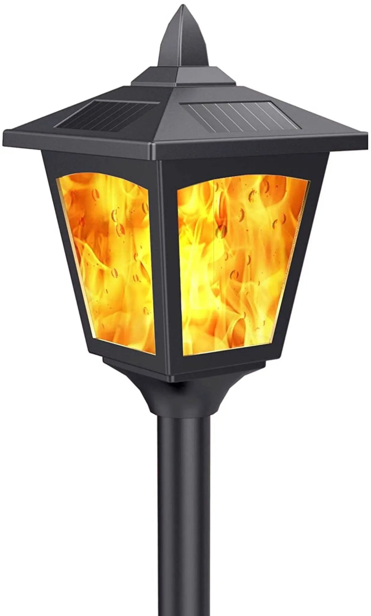 SmartYard Solar Garden Lights - Torches Outdoor Patio Decor Lighting 43" Flames Post Fence Lamps - 2 Pack by Outdoor Solar Outlet