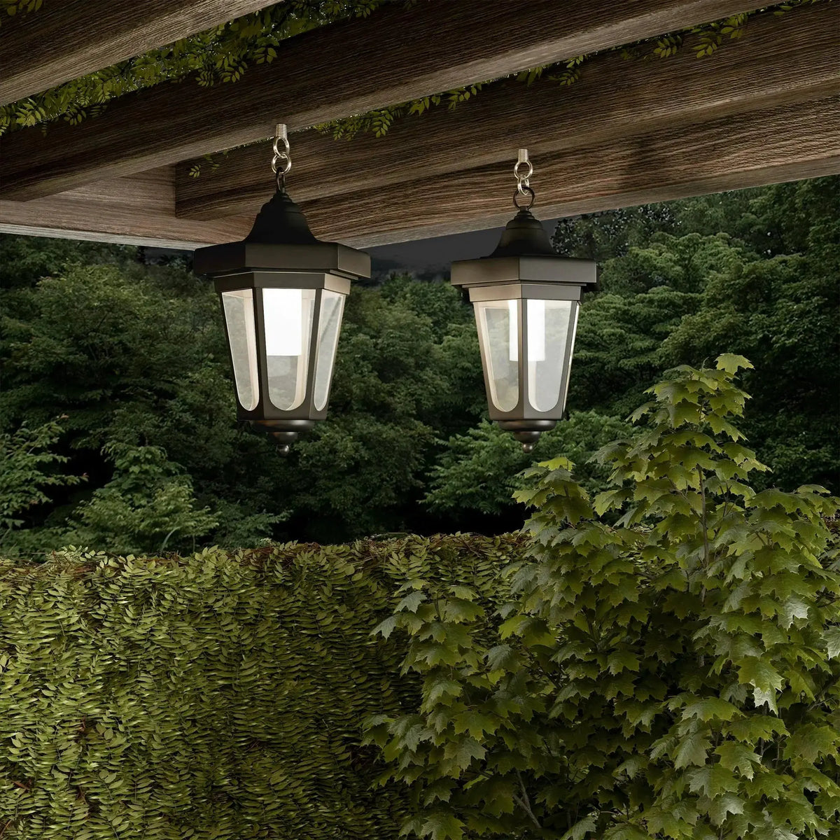 SmartYard Solar Hanging Lights Dual Use Shepherd Hook Lights Outdoor, 4 Pack by Outdoor Solar Outlet