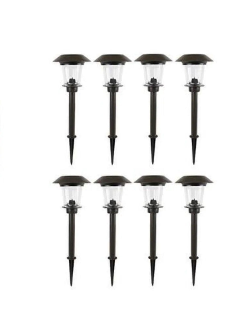 SmartYard Solar LED Large Outdoor Pathway Lights - 8 Pack- Oil Rubbed Bronze by Outdoor Solar Outlet