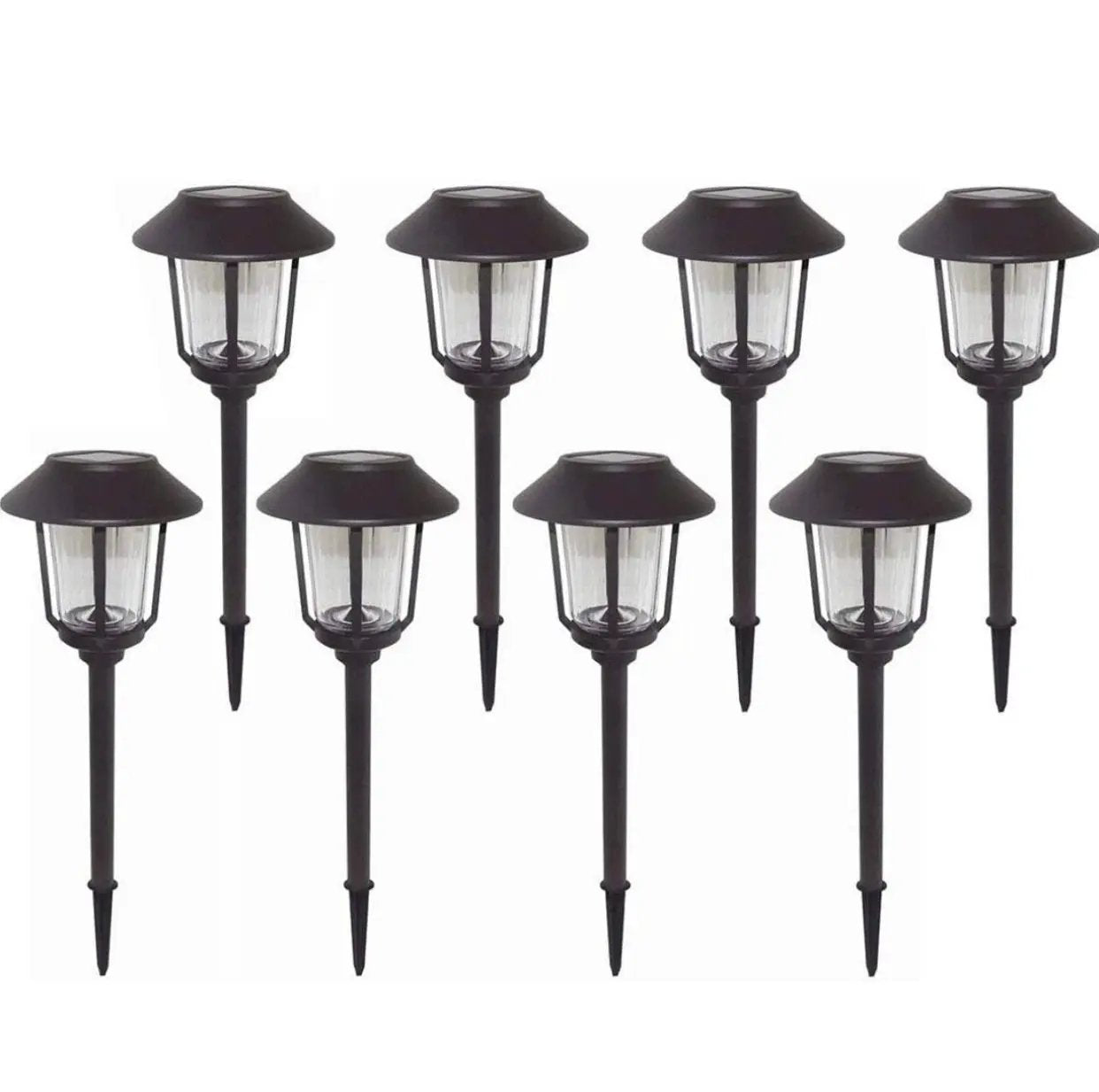 Smartyard Solar LED Large Pathway Lights 10 Lumen - 6 Pack by Outdoor Solar Outlet