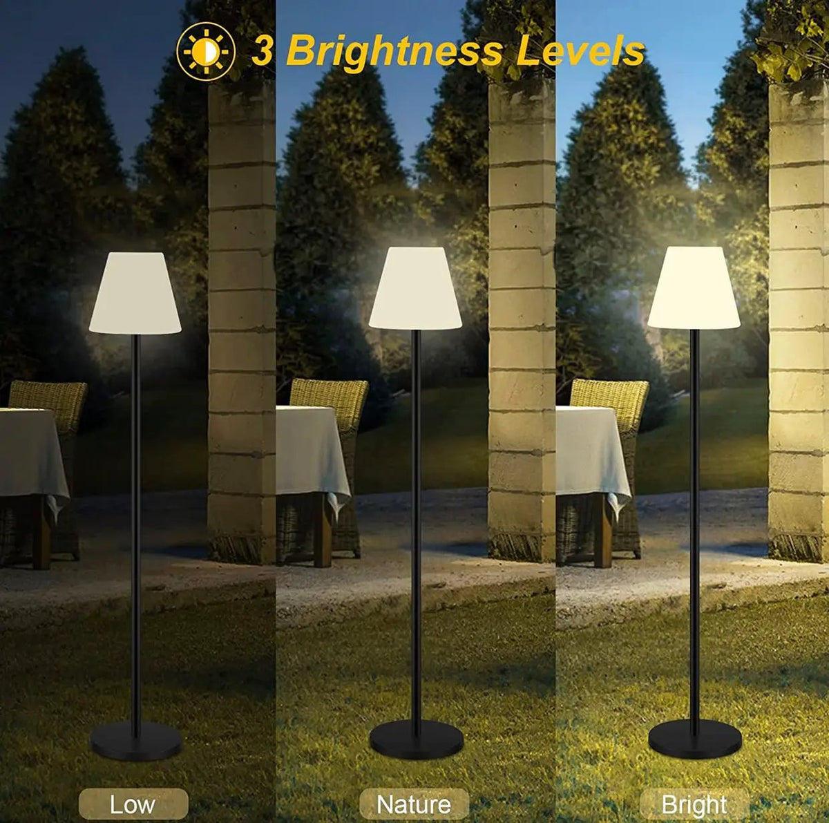 SmartYard Solar Powered Patio Lamp by Outdoor Solar Outlet