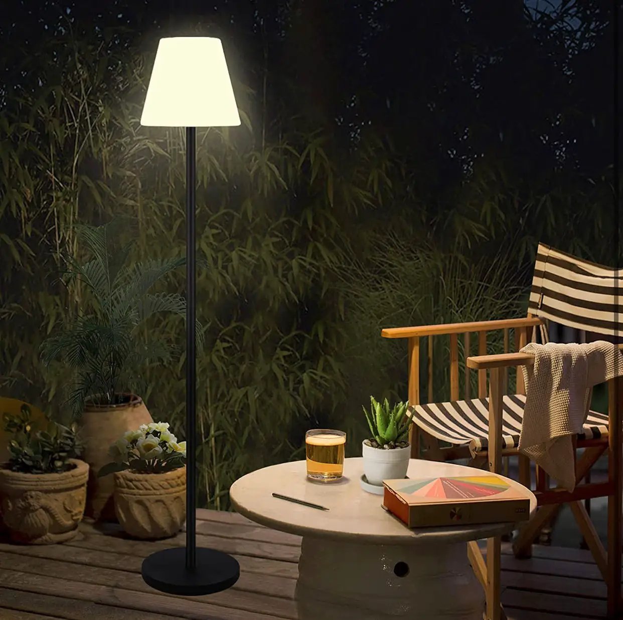 SmartYard Solar Powered Patio Lamp by Outdoor Solar Outlet