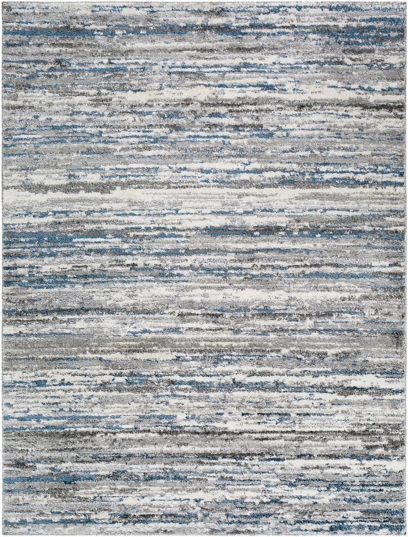 Skule Gray & Blue Area Rug by Boutique Rugs