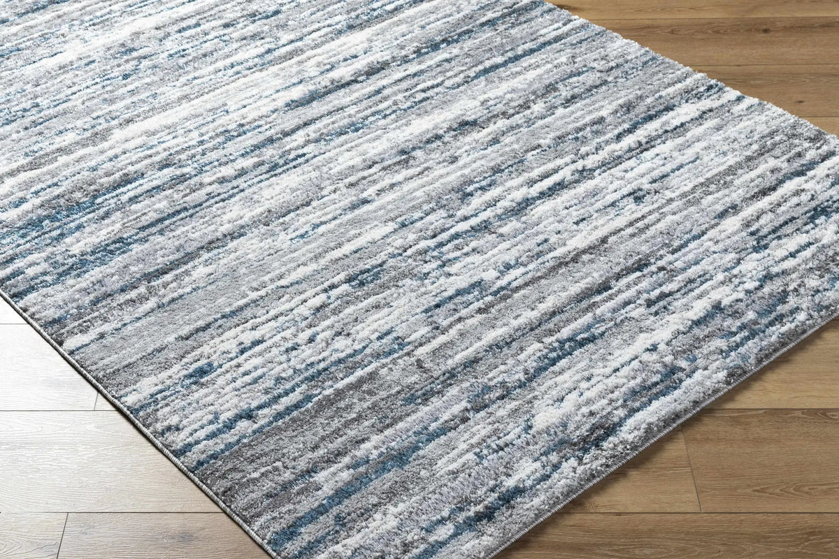 Skule Gray & Blue Area Rug, photo 4 of 7