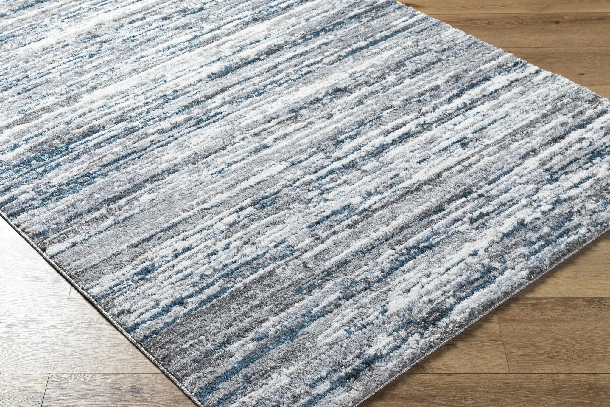 Skule Gray & Blue Area Rug by Boutique Rugs