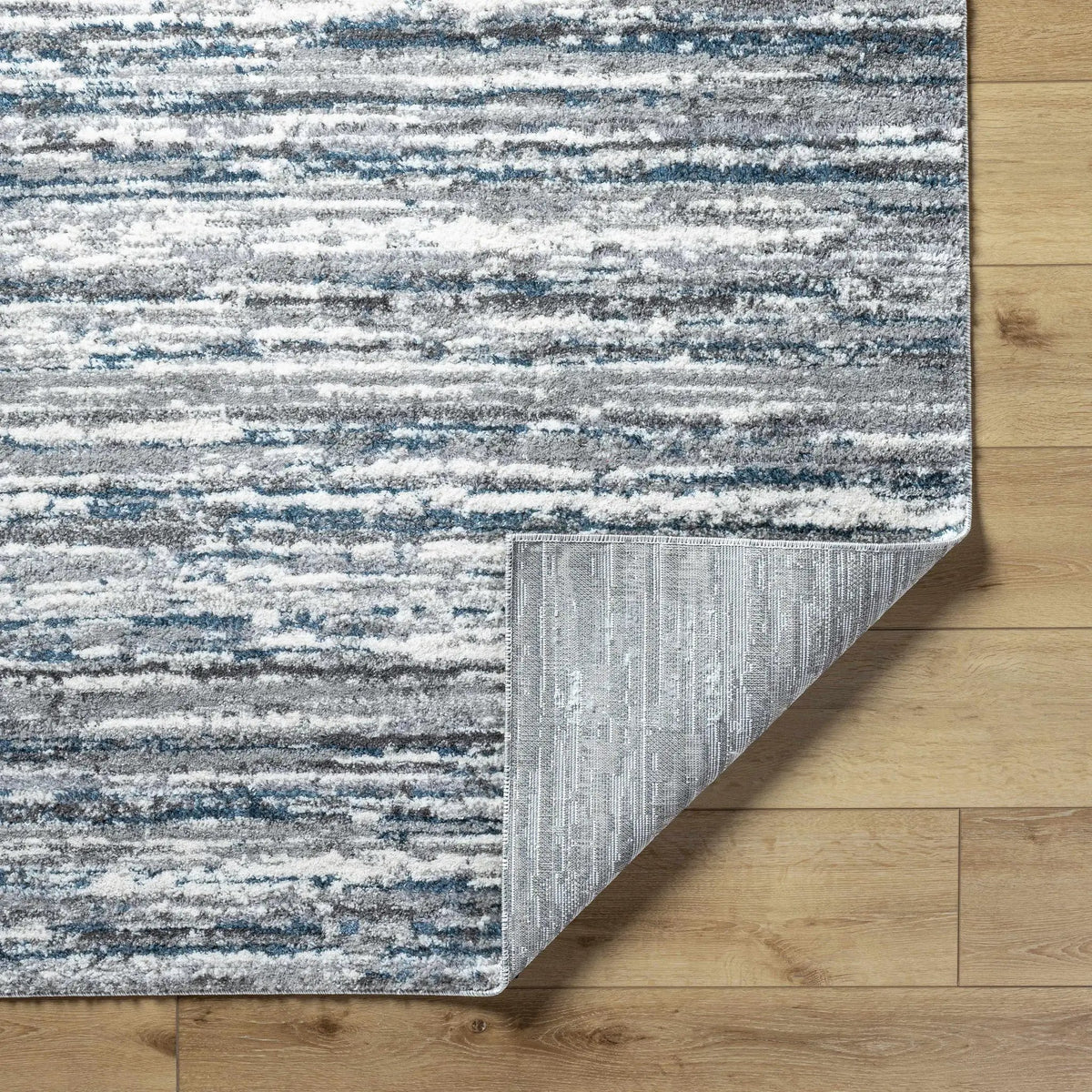 Skule Gray & Blue Area Rug, photo 5 of 7