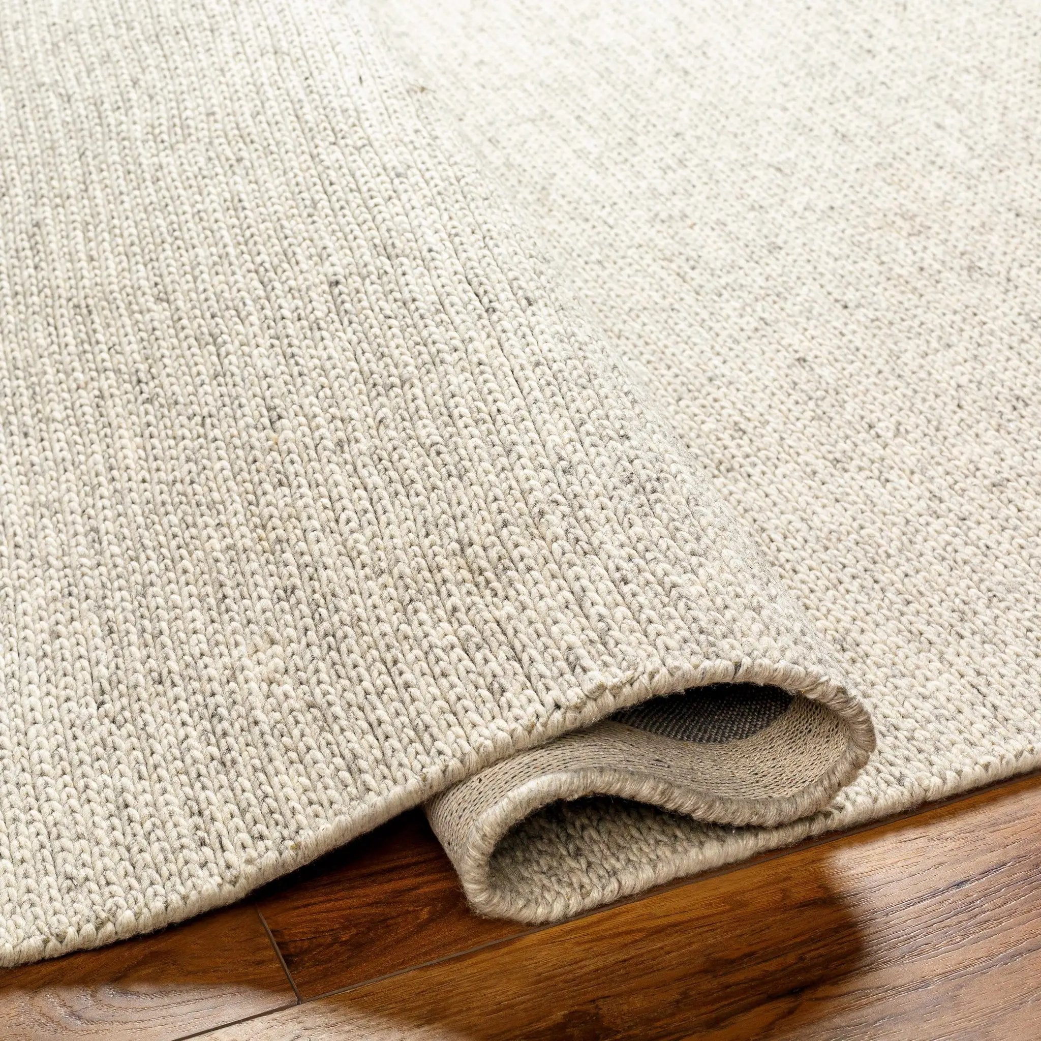 Alyra Beige Solid Area Rug - Clearance by Boutique Rugs