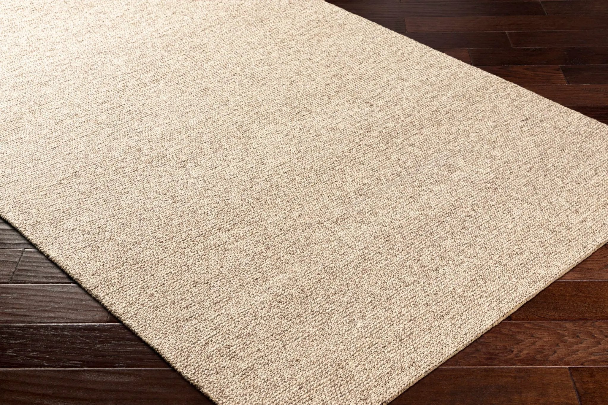 Alyra Tan Solid Area Rug - Clearance by Boutique Rugs