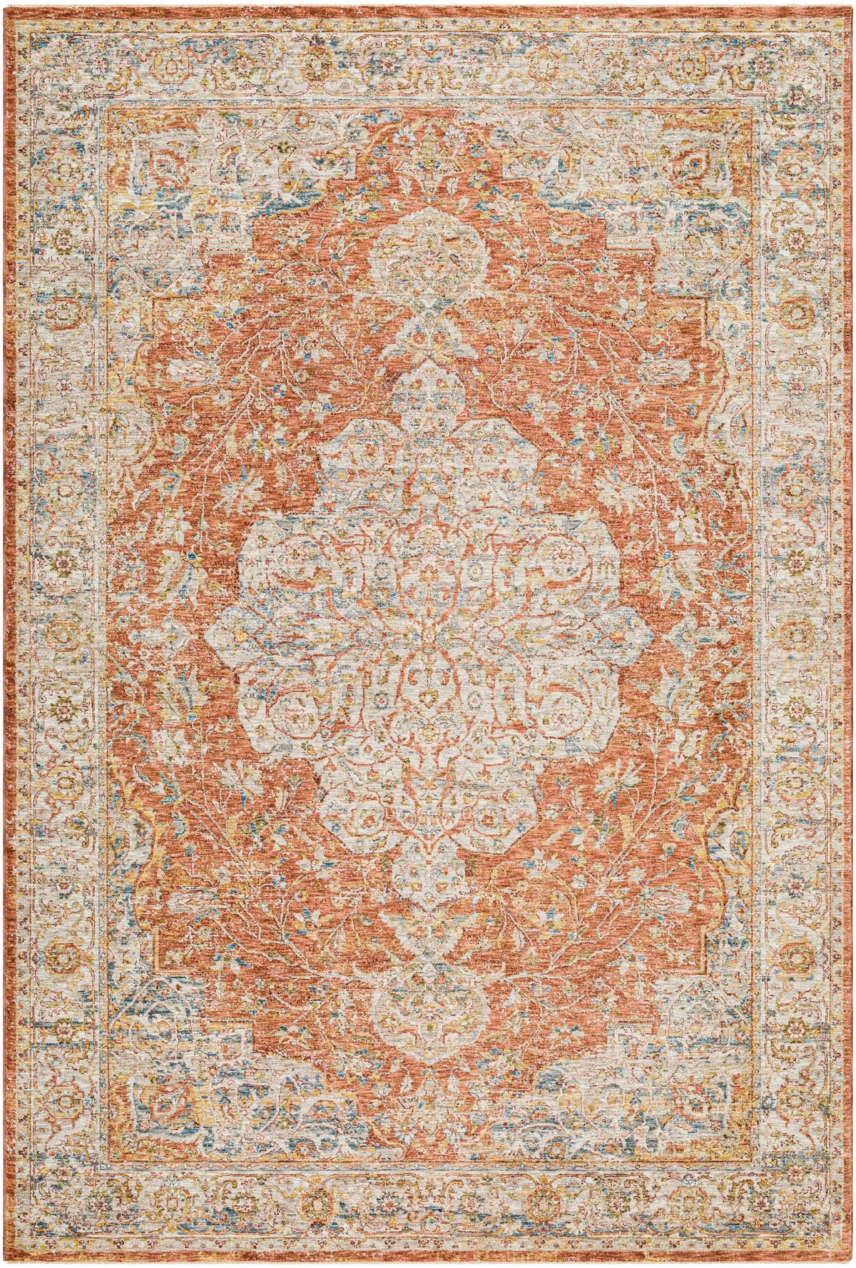Aman Rust Area Rug - Clearance, photo 4 of 9