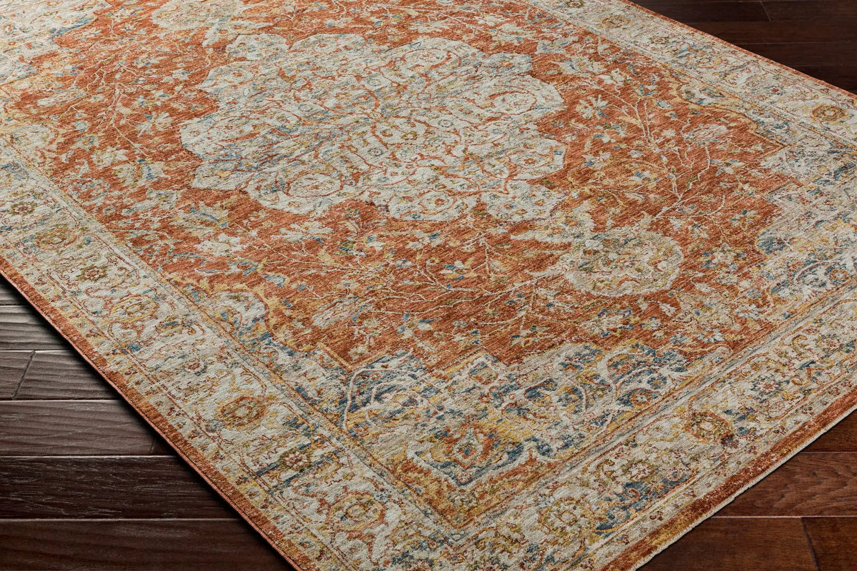 Aman Rust Area Rug - Clearance, photo 7 of 9