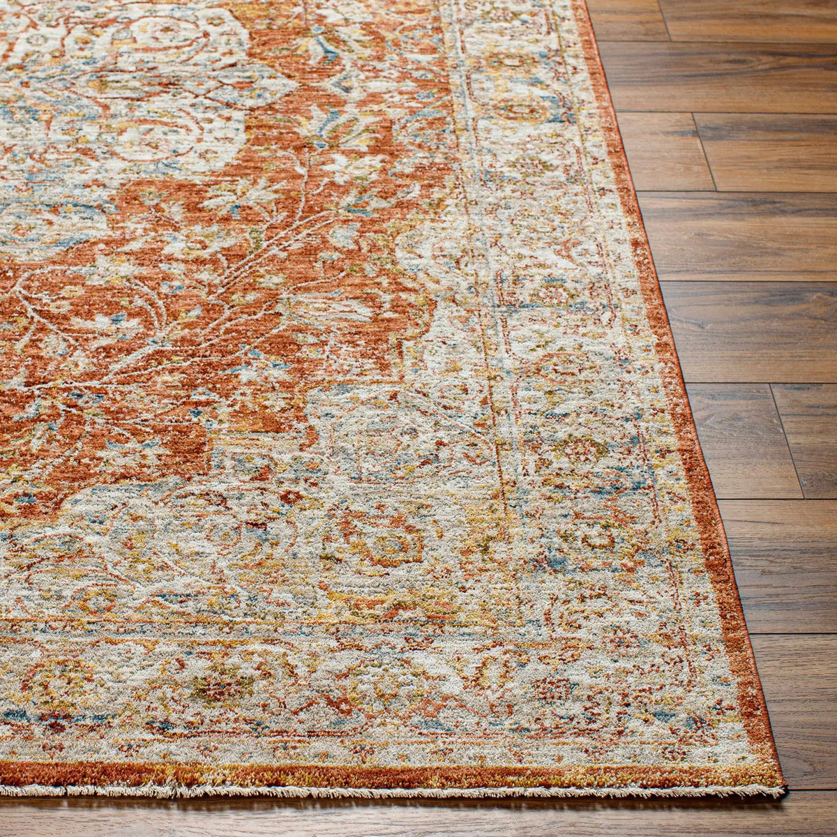 Aman Rust Area Rug - Clearance, photo 5 of 9