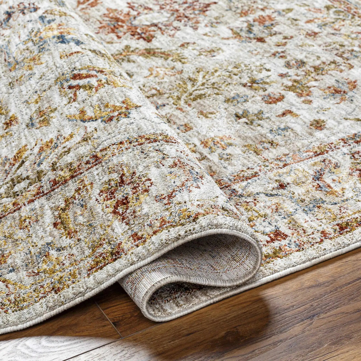 Asabi Tan Textured Rug with Fringes, photo 10 of 13