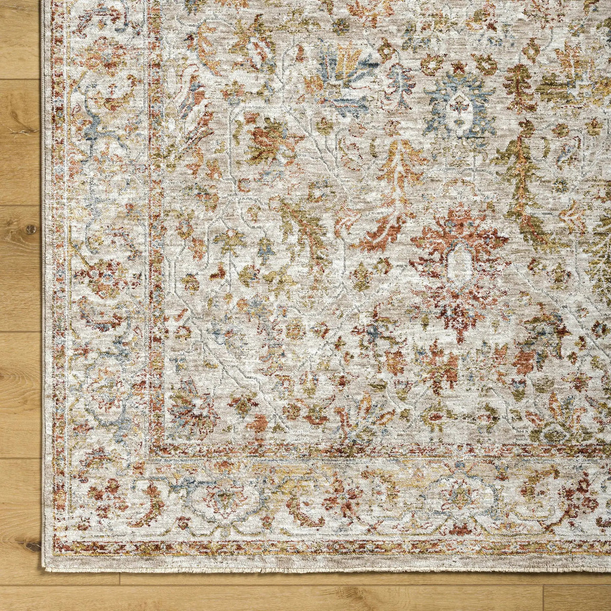 Asabi Tan Textured Rug with Fringes, photo 12 of 13