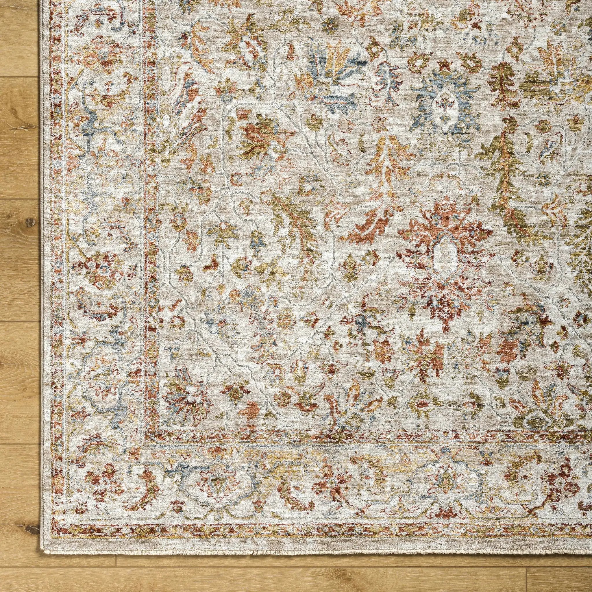 Asabi Tan Textured Rug with Fringes by Boutique Rugs
