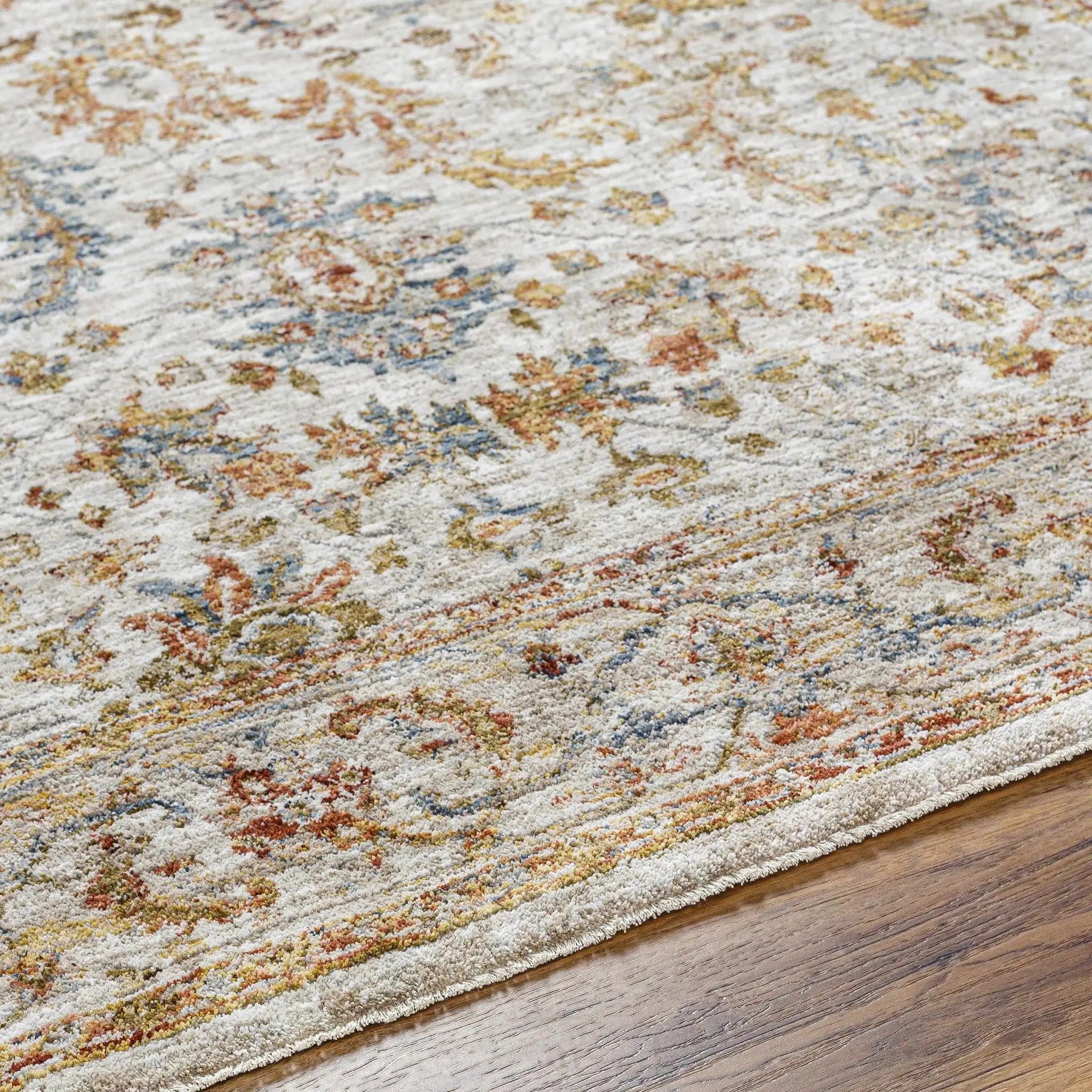Asabi Tan Textured Rug with Fringes by Boutique Rugs