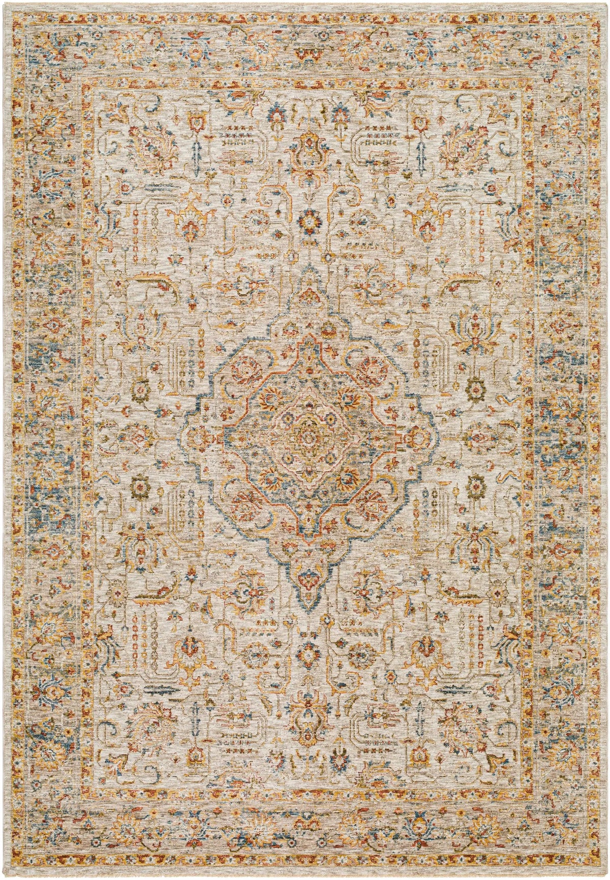 Canan Textured Rug with Fringes, photo 3 of 9