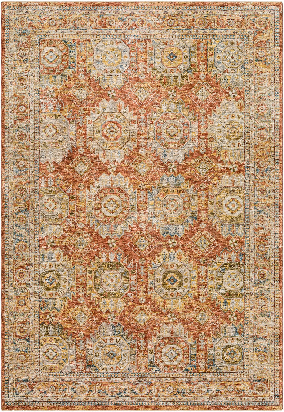 Crescentia Rust Area Rug - Clearance, photo 6 of 9