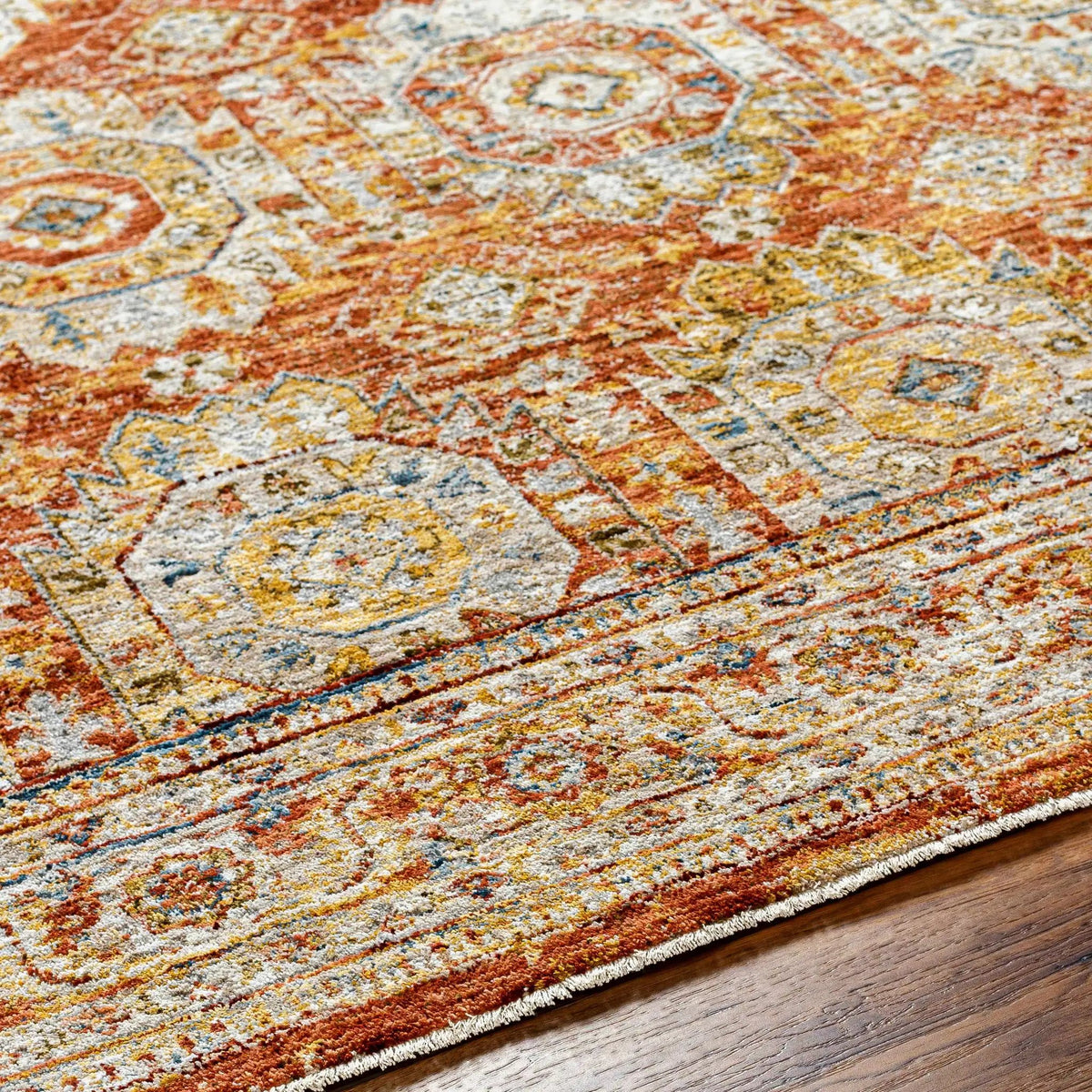 Crescentia Rust Area Rug - Clearance, photo 8 of 9