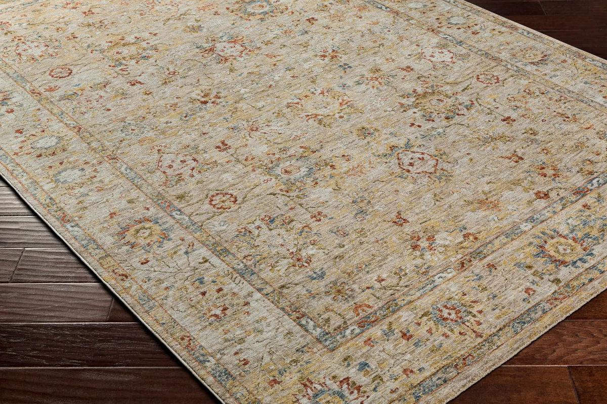 Duong Beige Textured Rug with Fringes, photo 9 of 9