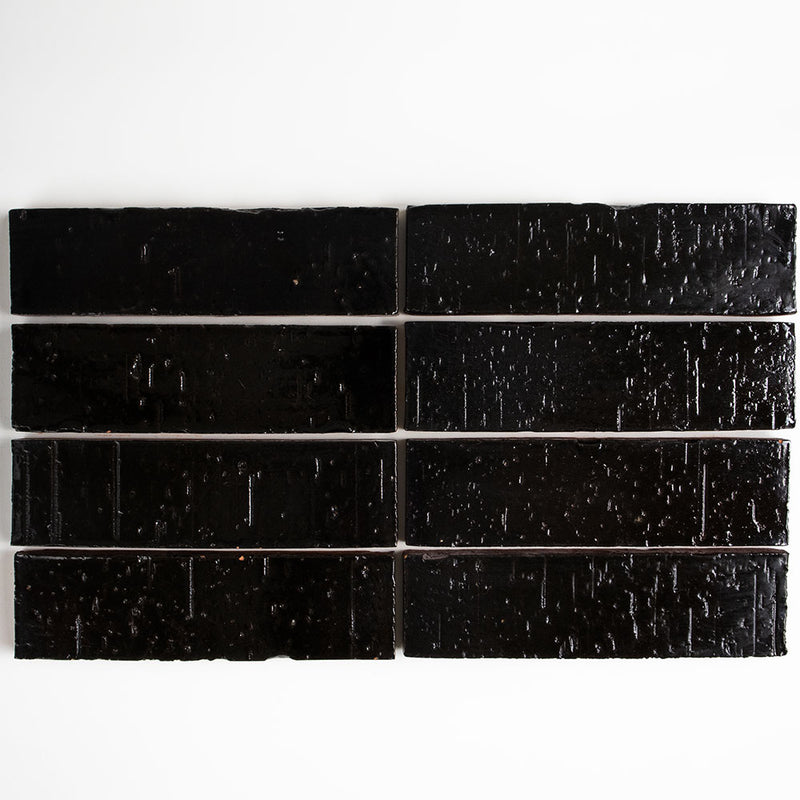 Smoked Charcoal Rustic Ceramic Tiles 2 3/4x9 3/4 Ceramic Rustic 4x12 Tiles — 3