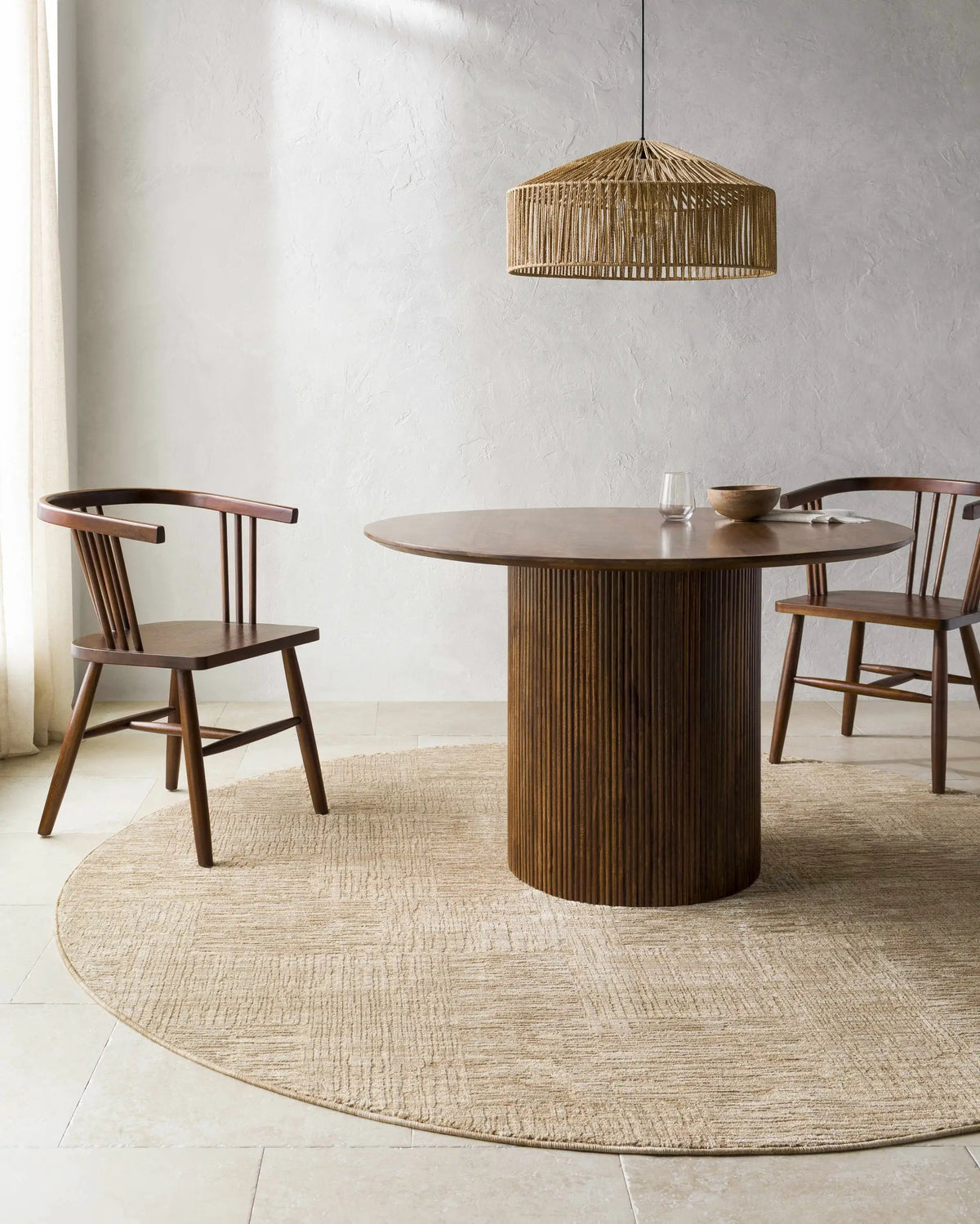 Goren Beige Area Rug, installed in a room 3