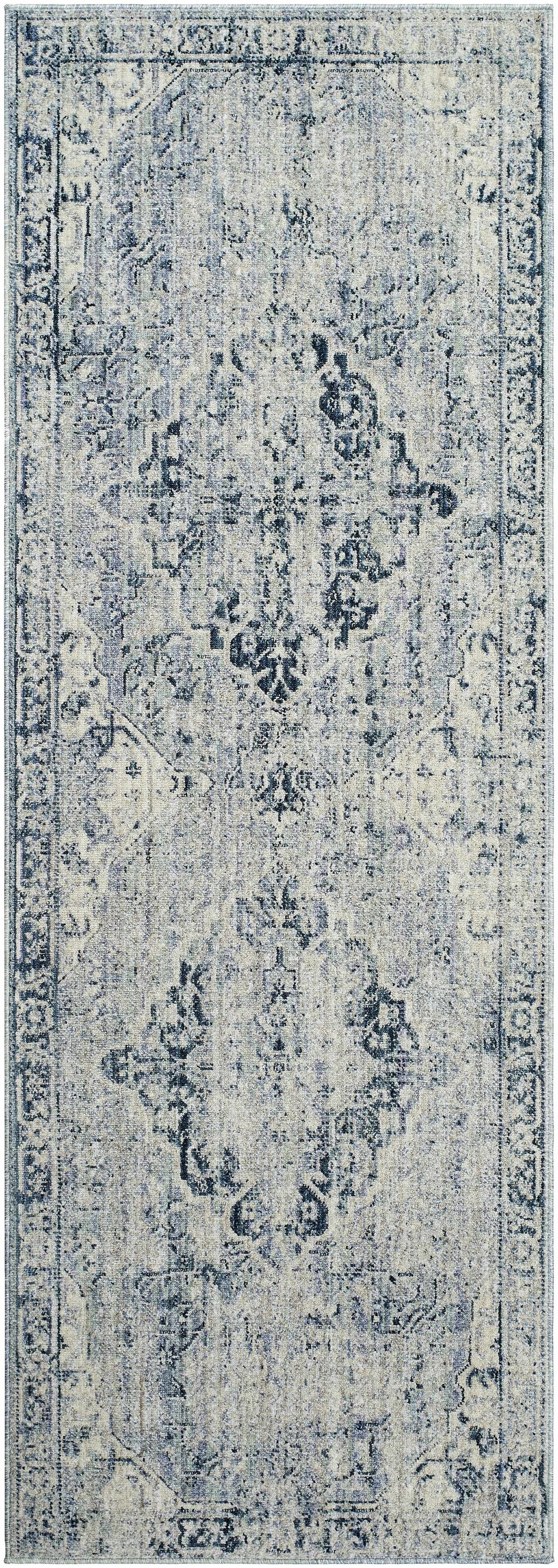 Jemma Blue Medallion Area Rug - Clearance, photo 3 of 8