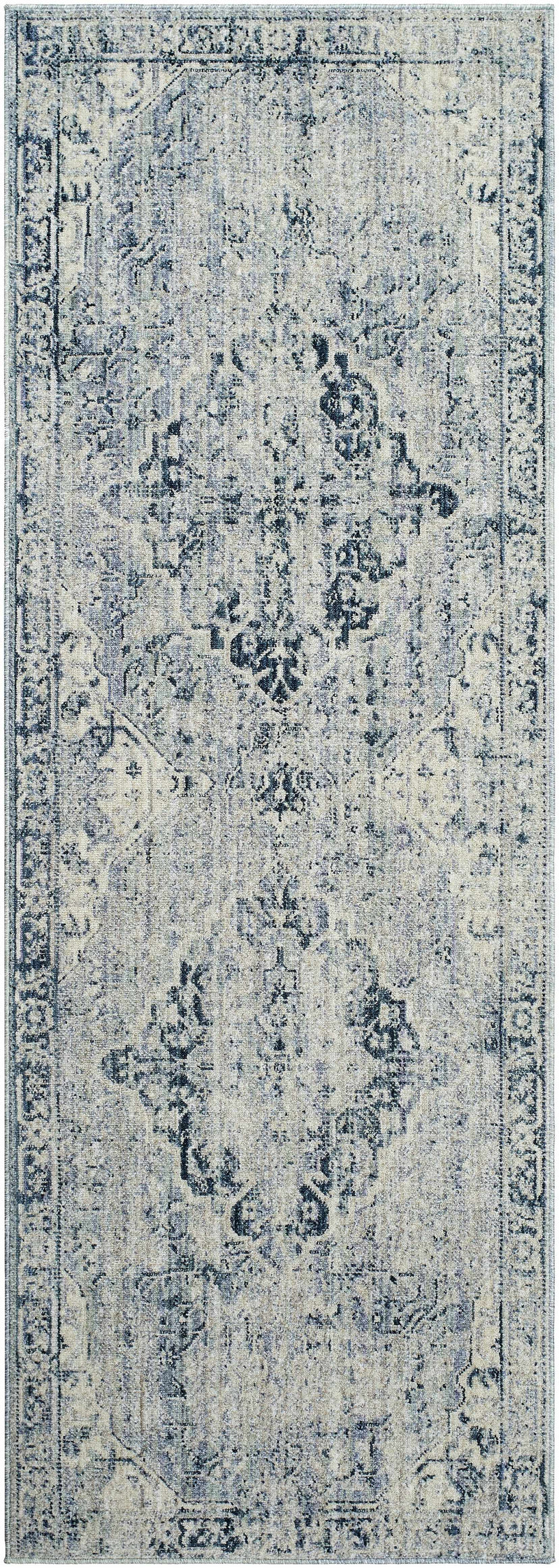 Jemma Blue Medallion Area Rug - Clearance by Boutique Rugs