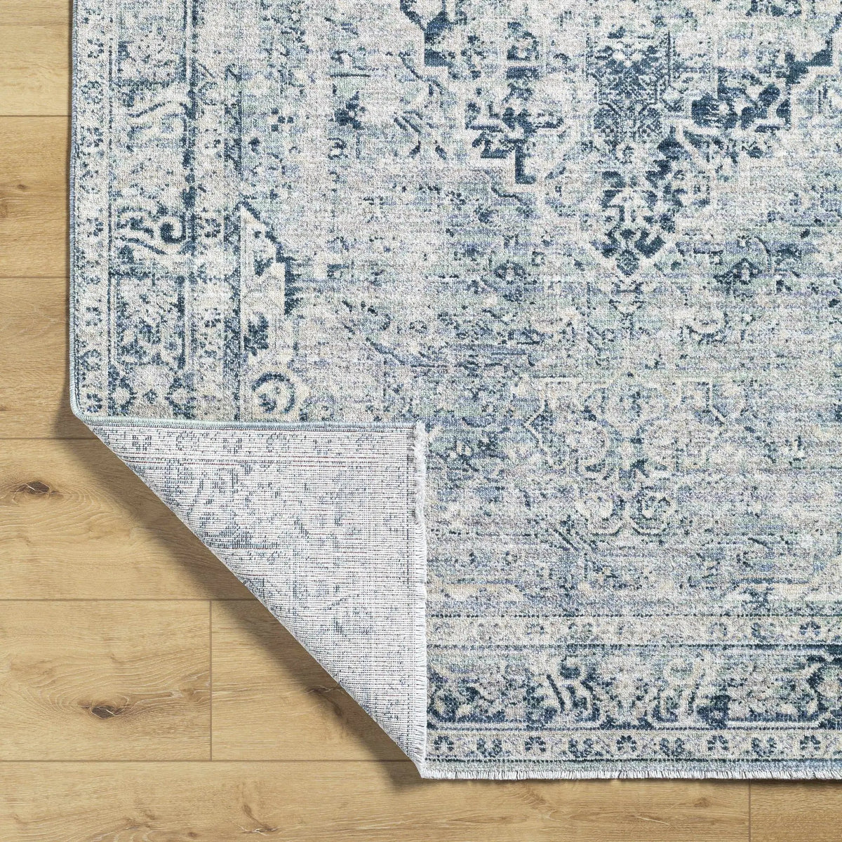 Jemma Blue Medallion Area Rug - Clearance, photo 5 of 8