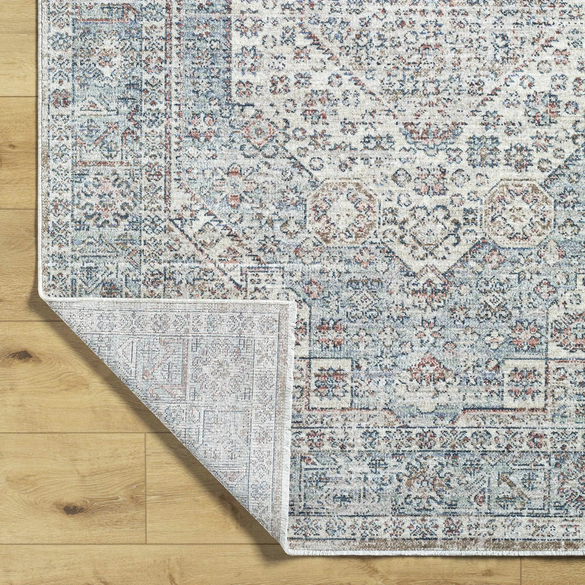 Kalei Beige & Blue Area Rug - Clearance, photo 5 of 8