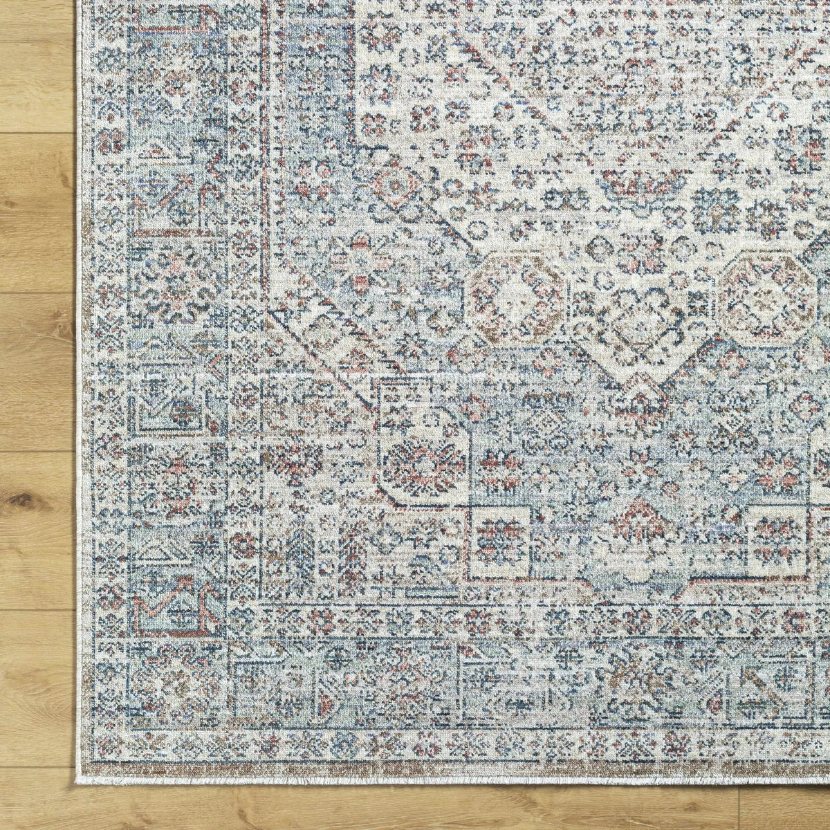 Kalei Beige & Blue Area Rug - Clearance, photo 7 of 8