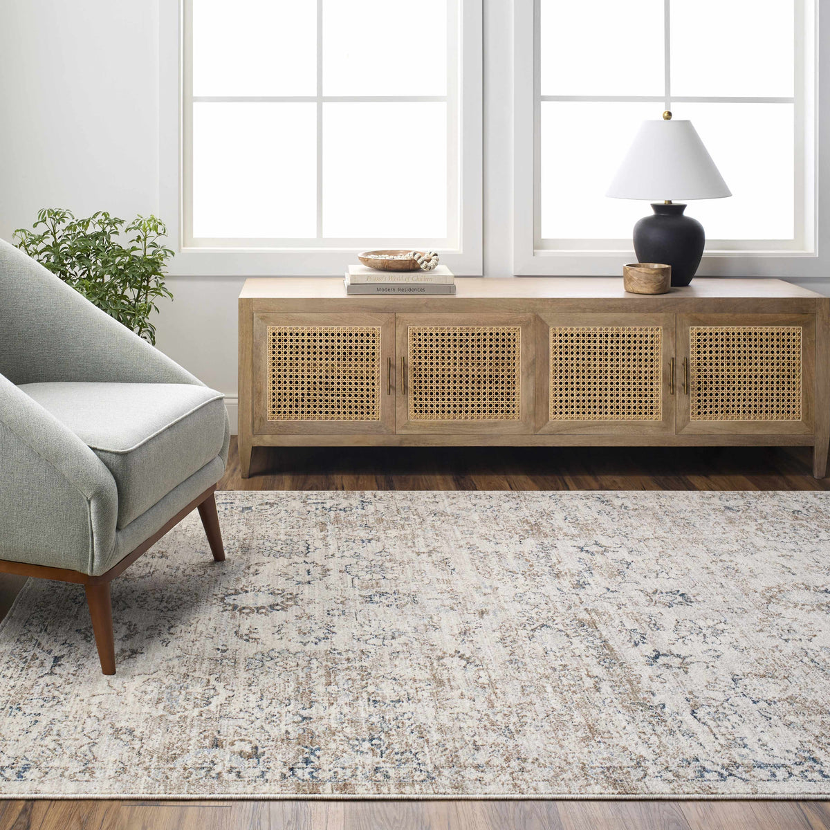 Keran Area Rug - Clearance, installed in a room