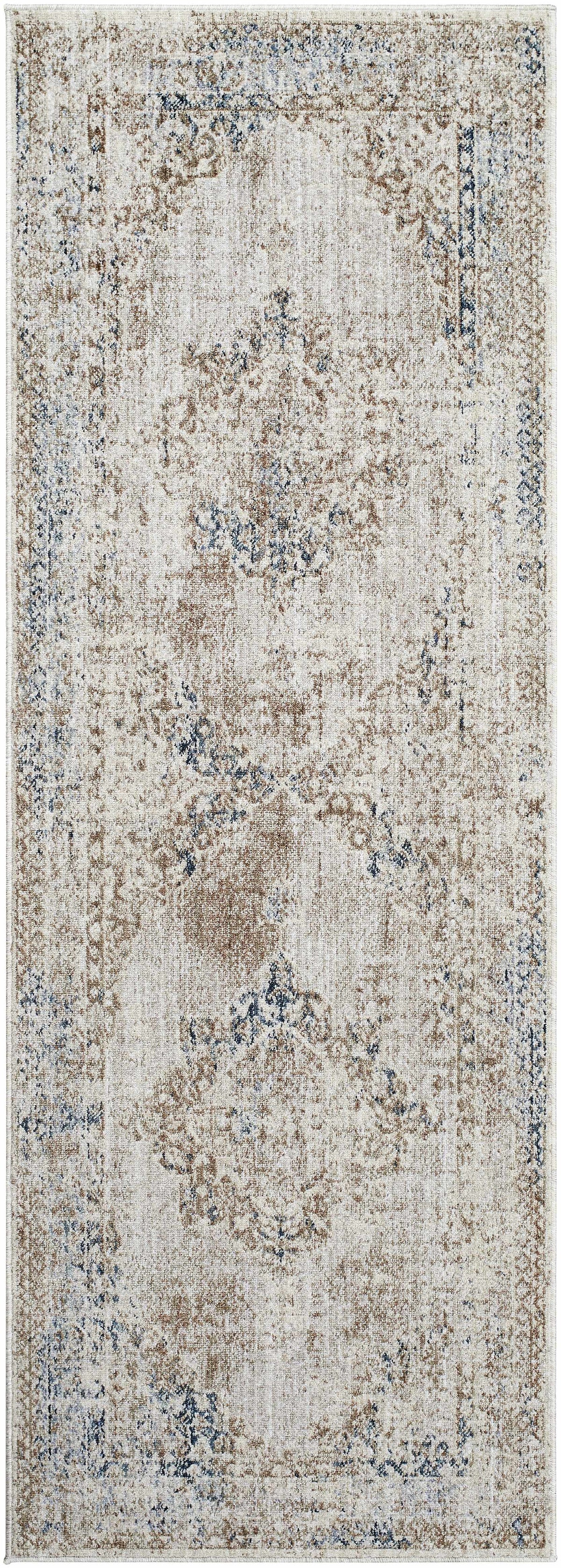 Kosta Beige & Blue Medallion Area Rug - Clearance, photo 4 of 9
