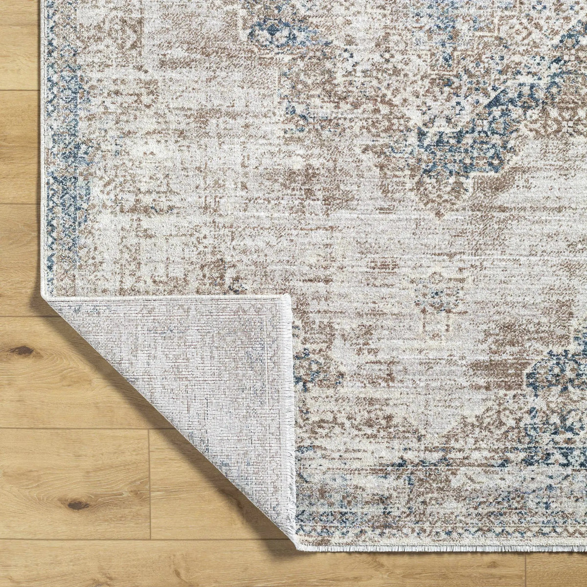 Kosta Beige & Blue Medallion Area Rug - Clearance, photo 6 of 9
