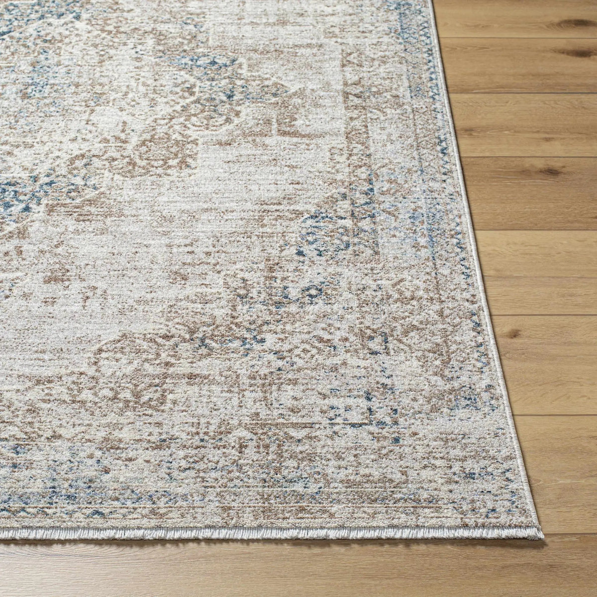 Kosta Beige & Blue Medallion Area Rug - Clearance, photo 5 of 9