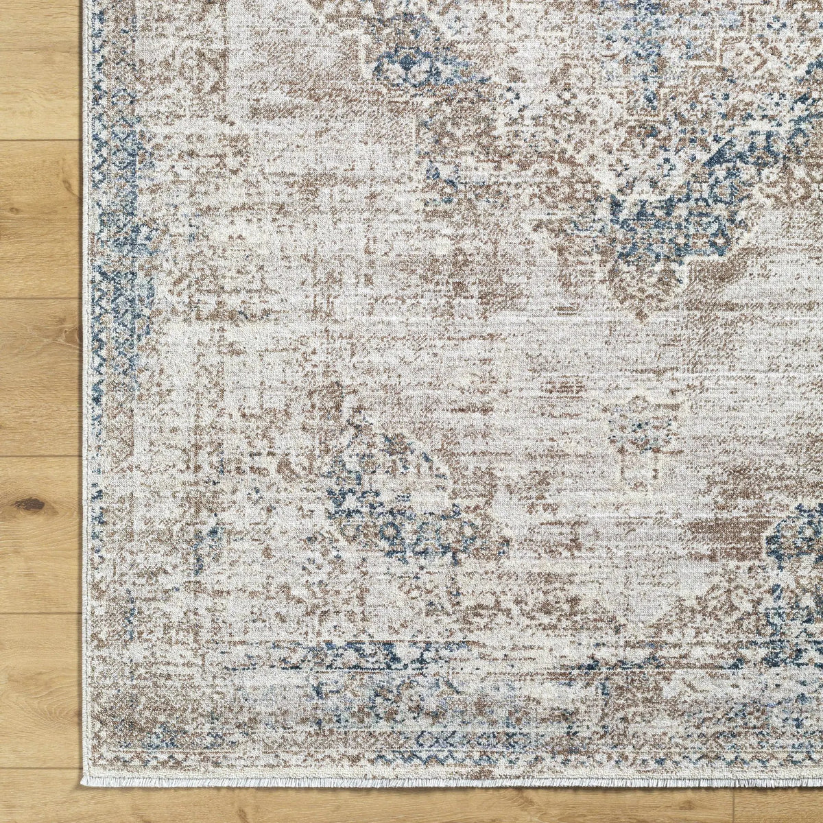 Kosta Beige & Blue Medallion Area Rug - Clearance, photo 8 of 9