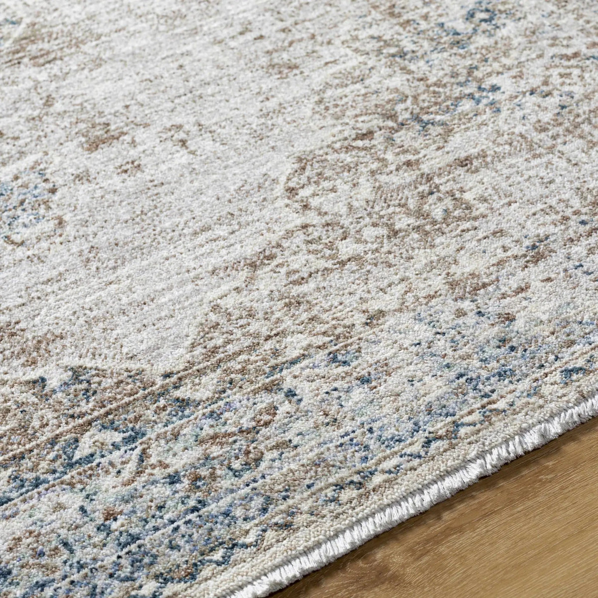 Kosta Beige & Blue Medallion Area Rug - Clearance, photo 7 of 9