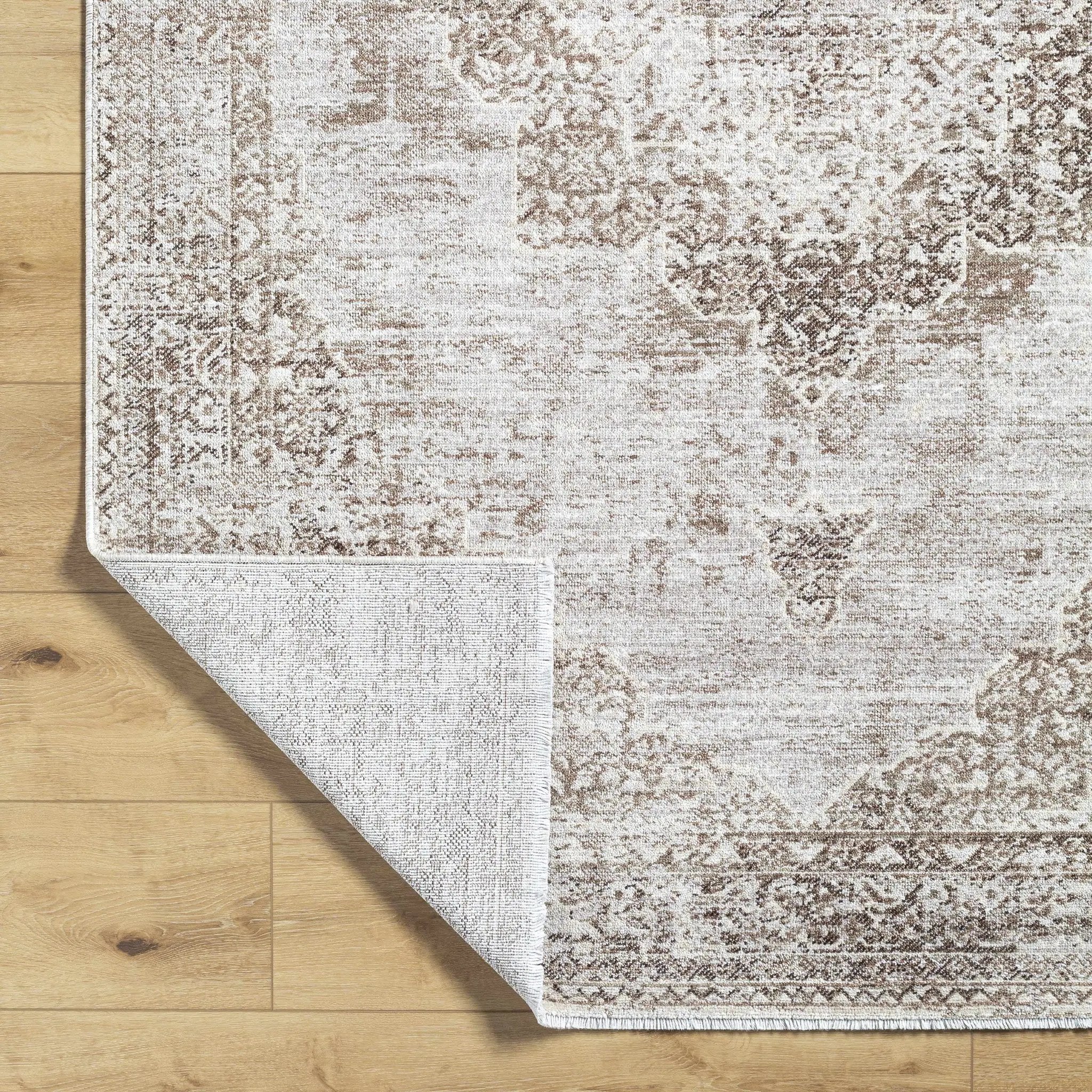Kosta Beige Medallion Area Rug - Clearance by Boutique Rugs