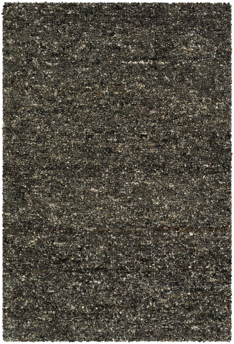 Sevan Black Wool Area Rug by Boutique Rugs