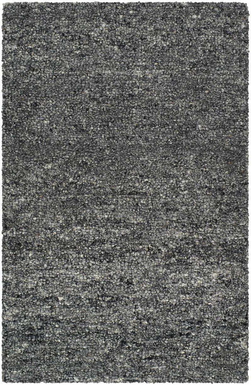 Sevan Charcoal Wool Area Rug by Boutique Rugs