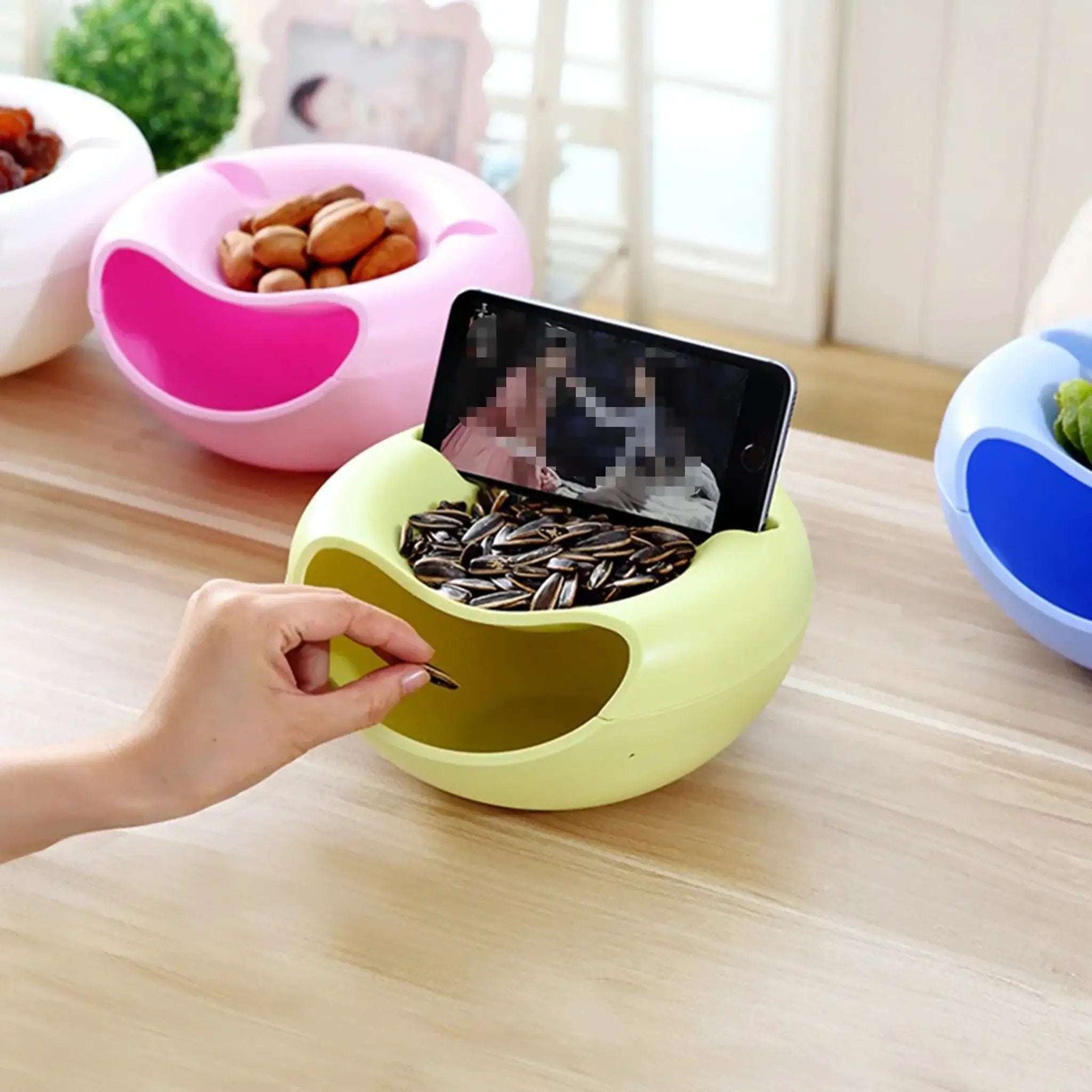 Snack Server - Double-Layer Plastic Tray by House Of Avana