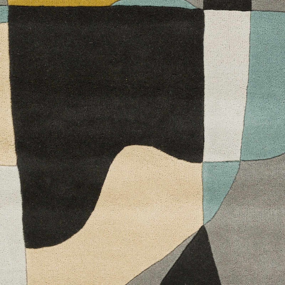 Sneedville Modern Wool Rug, sample swatch