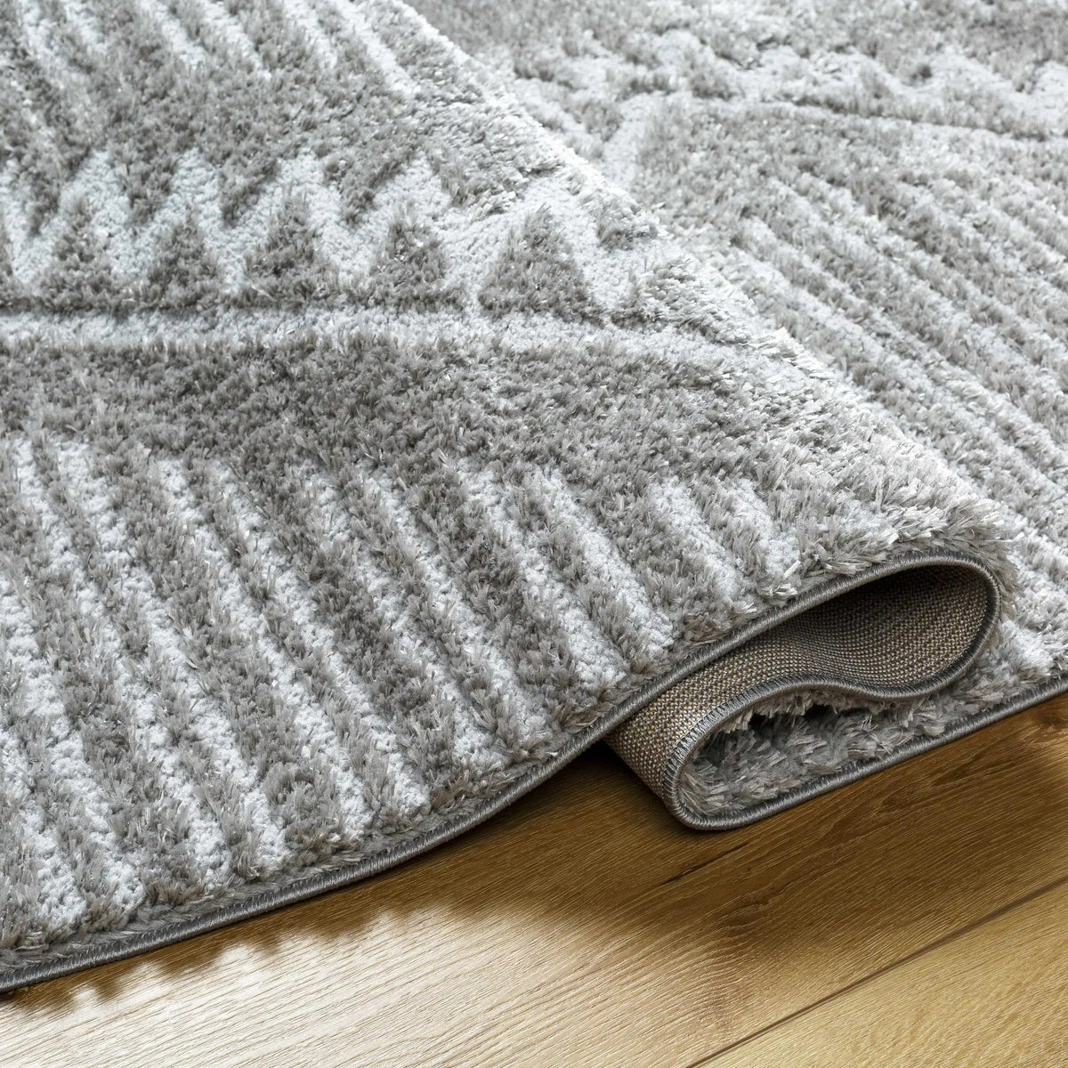 Edsel Gray Area Rug, detail