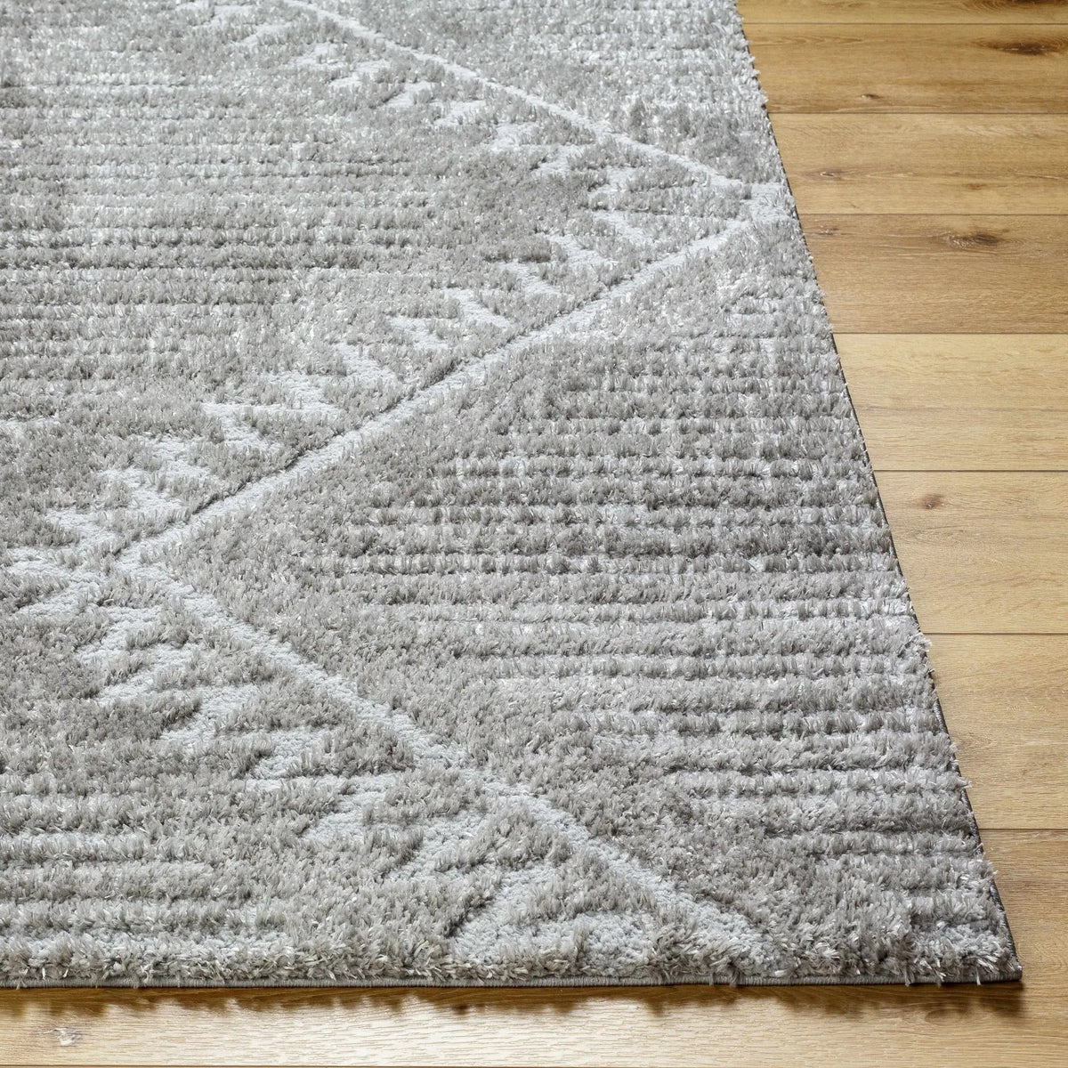 Edsel Gray Area Rug, detail 2