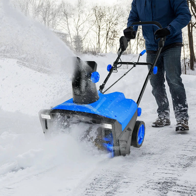 20 Inch 120V 15Amp Electric Snow Thrower with 180¬∞ Rotatable Chute by DirectDeals