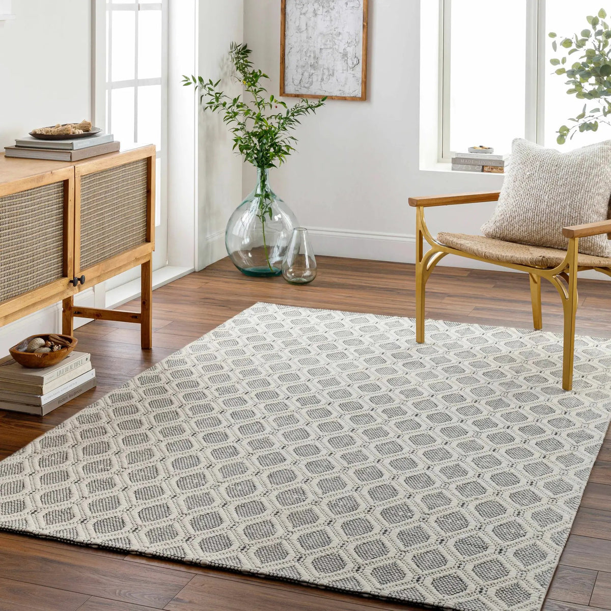 Edyta Area Rug - Clearance, installed in a room