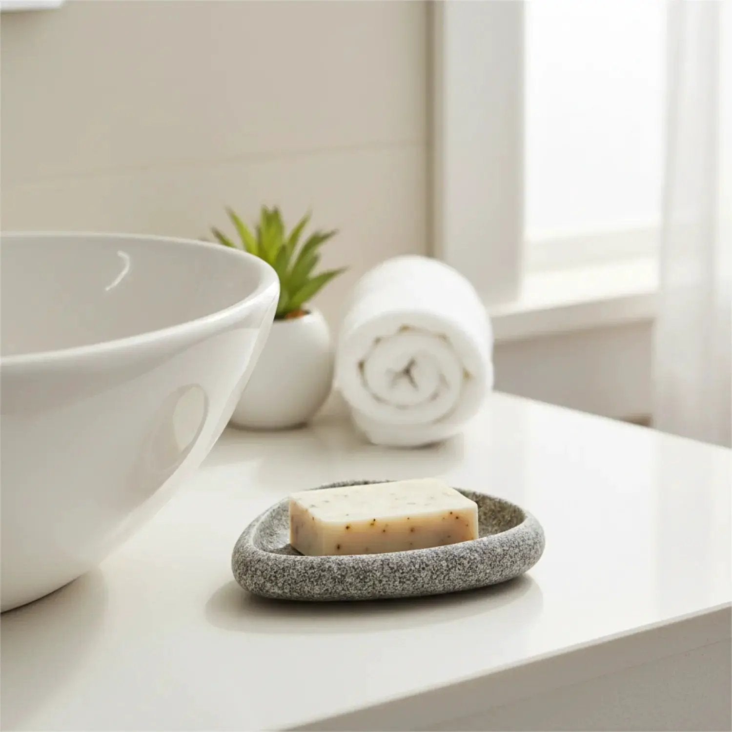 Soap Dish - Ceramic European Style by House Of Avana
