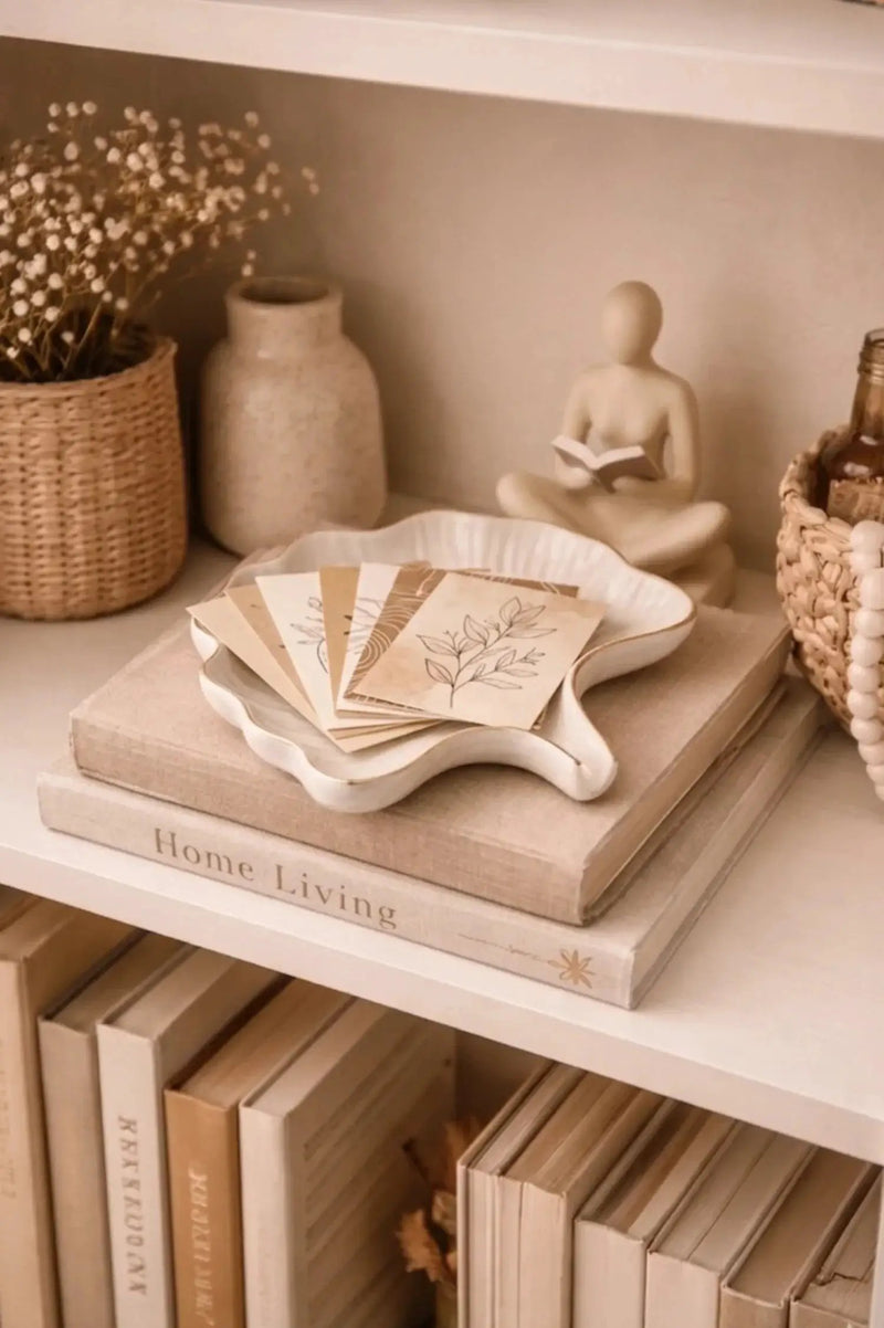 Soap Dish - Ceramic Golden Leaf by House Of Avana